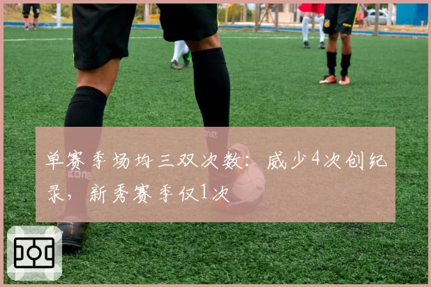 单赛季场均三双次数:威少4次创纪录,新秀赛季仅1次